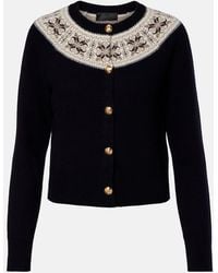 Nili Lotan - Josefa Fair Isle Cashmere Cardigan - Lyst