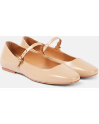 Tod's - Leather Mary Jane Flats - Lyst