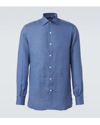 Thom Sweeney - Linen Shirt - Lyst