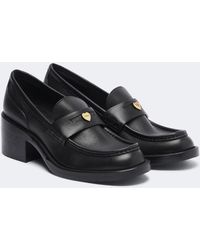 Chloé - Dakota Leather Loafer Pumps - Lyst