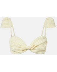 Montce - Cabana Gingham Bikini Top - Lyst