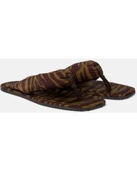 The Attico - Sandalen Indie Mit Zebra-Print - Lyst