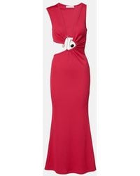 Christopher Esber - Cutout Gathered Maxi Dress - Lyst