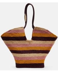 Zimmermann - Goldentime Medium Raffia Tote Bag - Lyst