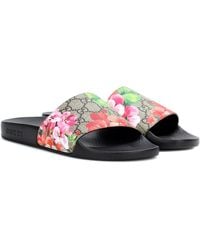 Gucci GG Blooms Supreme Slide Sandal - Multicolour