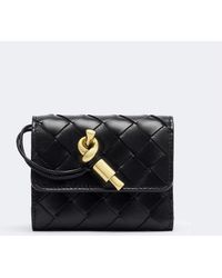Bottega Veneta - Andiamo Intrecciato Leather Wallet - Lyst