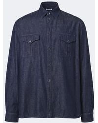 Jil Sander - Cotton Chambray Shirt - Lyst