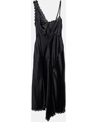 Isabel Marant - Ayrich Embroidered Silk Midi Dress - Lyst
