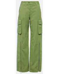Stella McCartney - Mid-Rise Cotton Cargo Pants - Lyst