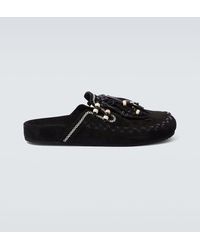 Alanui - The Journey Suede Slippers - Lyst
