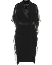 Max Mara Vestido Palomba de crepé - Negro