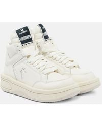 Rick Owens - X Converse High-Top Sneakers Turbowpn Aus Leder - Lyst