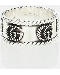 Gucci - 9mm Dicker Ring "gg Marmont" - Lyst