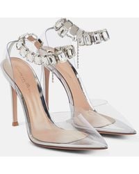 Gianvito Rossi - Embellished Pvc Pumps - Lyst