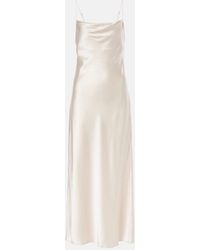 Dorothee Schumacher - Sense Of Shine Silk-Blend Midi Dress - Lyst