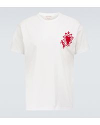 Alexander McQueen T-Shirt Heart aus Baumwolle - Weiß