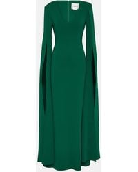 Roland Mouret - Cape-sleeve Cady Gown - Lyst
