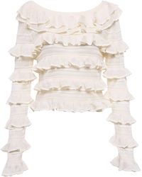 Zimmermann Long-sleeved tops for Women - Up to 70% off at Lyst.com