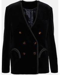 Blazé Milano - Jealousy Double-Breasted Cotton Blazer - Lyst