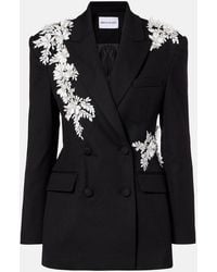 Rebecca Vallance - Danna Floral-Applique Blazer - Lyst