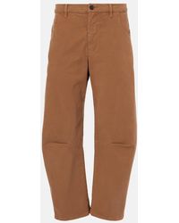 Nili Lotan - Mid-Rise Barrel-Hose Emerson Aus Baumwolle - Lyst