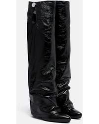 The Attico - Leon Patent Leather Knee-High Boots - Lyst