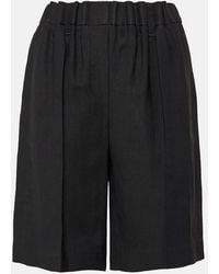 Brunello Cucinelli - Twill Shorts - Lyst