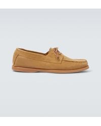 Saman Amel - City Moc Suede Boat Shoes - Lyst
