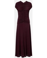 TOVE - Avita Ruched Jersey Maxi Dress - Lyst