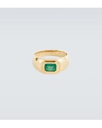 SHAY - Champion 18kt Gold Ring With Emerald - Lyst