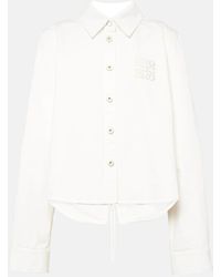 Loewe - Camisa Paula's Ibiza de algodon con anagrama - Lyst