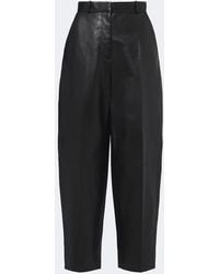 Altuzarra - Bix Leather Tapered Pants - Lyst