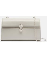 SAVETTE - Symmetry Chain Mini Leather Crossbody Bag - Lyst