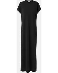 KHAITE - Verda Cotton-Blend Jersey Maxi Dress - Lyst