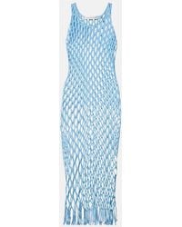 Christopher Esber - Knitted Mesh Beach Dress - Lyst
