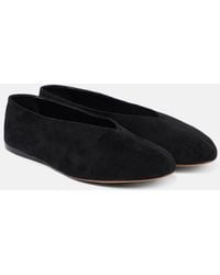 Proenza Schouler - Tee Suede Ballet Flats - Lyst