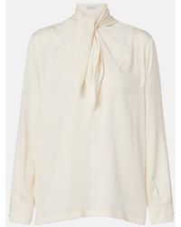Max Mara - Blouse Badia En Soie - Lyst