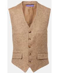 Ralph Lauren - Holland Linen Tweed Vest - Lyst