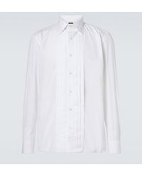 Rubinacci - Camisa De Esmoquin De Algodon Plisada - Lyst