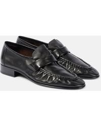 The Row - Soft Leather Loafers - Lyst