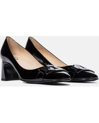 Tod's - Slide Patent Leather Pumps - Lyst