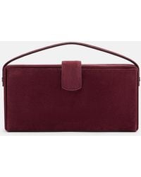 Magda Butrym - Apolonia Suede Clutch - Lyst
