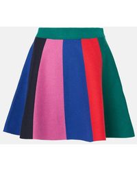 JW Anderson - Mini-Jupe En Coton Et Cachemire - Lyst