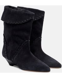 Isabel Marant - Edoa 45 Suede Ankle Boots - Lyst