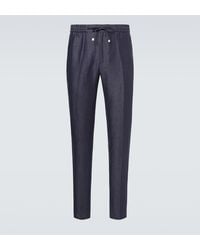 Etro - Linen Slim Pants - Lyst