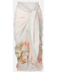 Zimmermann - Como Printed Silk Scarf - Lyst