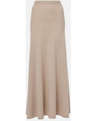 The Row - Jovan Cashmere Maxi Skirt - Lyst