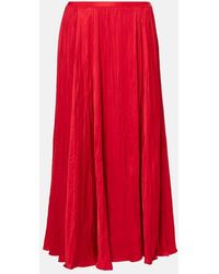 Polo Ralph Lauren - Mid-Rise Midi Skirt - Lyst