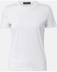 Loro Piana - My-T Cropped Cotton T-Shirt - Lyst