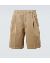 Prada - Cotton Bermuda Shorts - Lyst